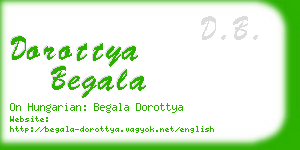 dorottya begala business card